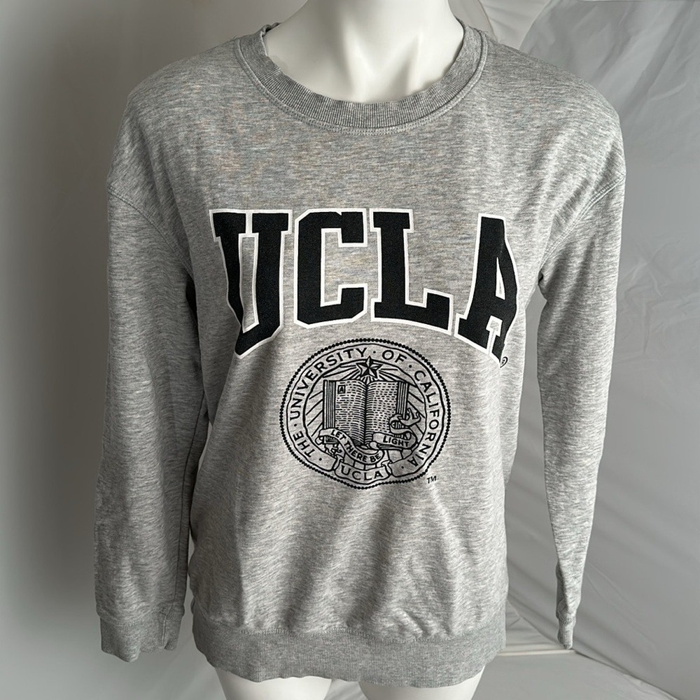 H&M UCLA heather gray UCLA Bruins crew neck pullover